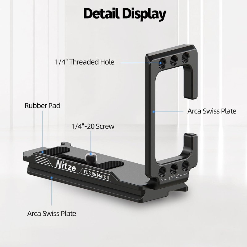 Nitze L Bracket for Canon R6 Mark II/ R6 /