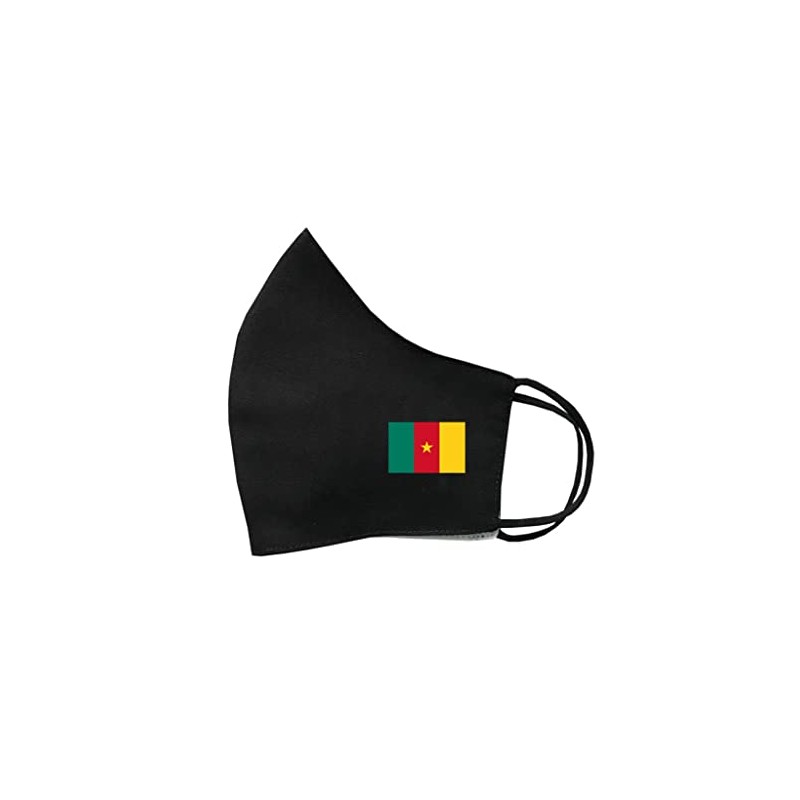 Cameroon Flag cotton Face Mask Protective Covering Washable Reusable Africa
