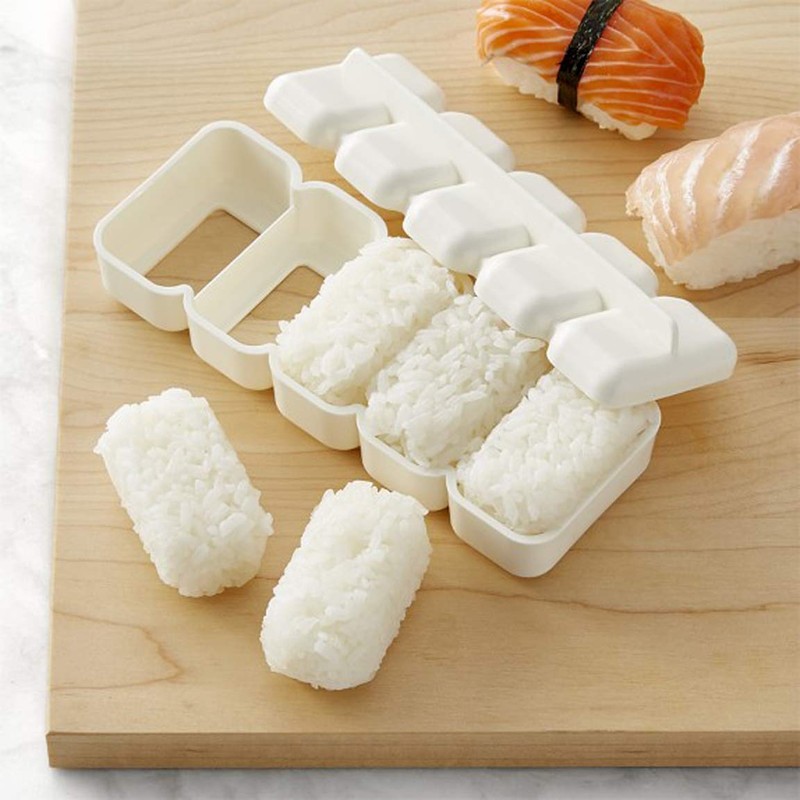 Happy Sales HSSM-ONGR5, Japanese Onigiri Mold Rectangular Sushi Press Nigiri
