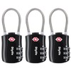 TSA Luggage Locks, [Pack of 3] Diyife 3-Digit Security Lock,