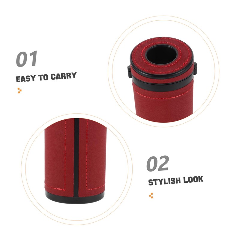 Ciieeo Car Tissue Tube Box: Cylinder Tissue Holder Refillable Round