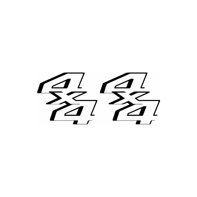 Vinylmark LLC Replacement 4x4 Decals (Black) - 2011 to 2012