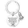 Nfyxcaz Fitness Keyring Fitness Instructor Appreciation Gift Thank You Gift