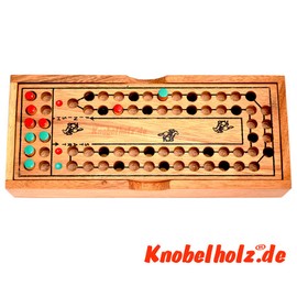 Knobelholz Horse Racing Dice Game for 2 Players Horse Race Funny Entertainment Game Children's Game Board Game Family Game