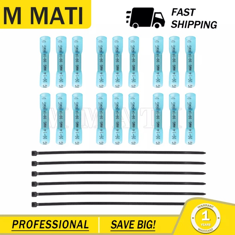 M MATI 6PCS Pulse Power Bus Bar Plug Pigtail Connector