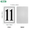 M METERXITY Aluminum Number Sign 11, 11.8 Inch House Numbers