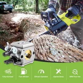 MS360 Carburetor Ignition Coil Kit for Stihl MS340 MS350 MS 360Pro Chainsaw for Tillotson 40-HE-20A for Zama C3A-S31A Carb Replace 1125-120-0651 with Tune Up Parts Air Filter