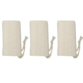 haikuluo Natural Loofah Exfoliating Body Scrubber,Bath Shower Loofah Sponge for Women and Men,Made with Biodegradable Shower loofa Sponge,for Body That Gets You Clean(3 PC)
