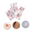 SUPVOX 80PCS Portable Round Bandages for Fingers Breathable Flexible Fingertip