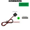 CARSANBO Momentary Push Button Switch 12V 24V Small Switch, 20