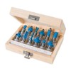 Silverline 251591 12 mm TCT Router Bit Set 12pce 12