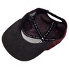 Blackskies Snapback cap, black, brown, grey wool screen, unisex premium
