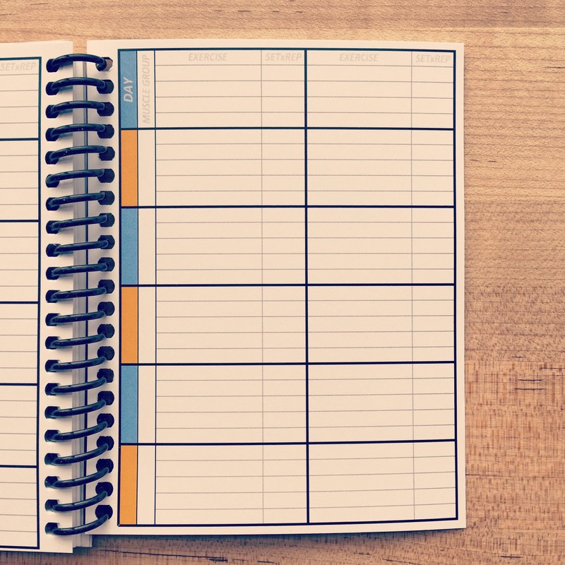 TrainRite Compact Fitness Journal (An Exercise Log Book)