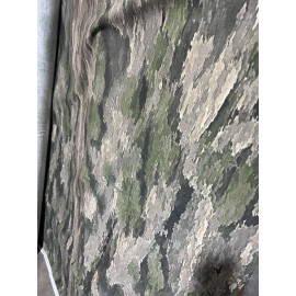 Military Fabrics A-TACS IX NYCO RIPSTOP CAMO MILITARY APPAREL FABRIC YARD 65"W