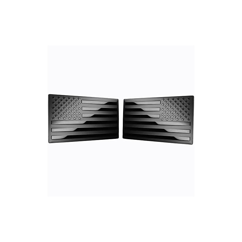 USA American Metal Flag Auto Fender Emblem for Cars Trucks
