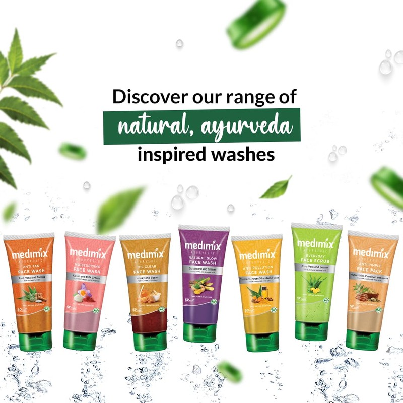 Medimix Ayurvedic Face Wash for All Skin Types - Soap