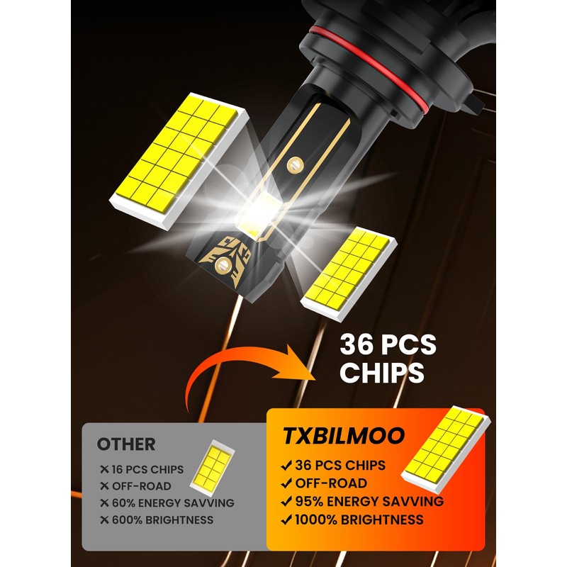 TXBILMOO Upgraded Light Bulbs Kit Compatible For Toyota Tundra 2007-2013,