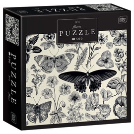 Flowers No. 3 - 500 Pieces Jigsaw Puzzle for Adults