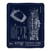 Fenway Park Blueprint Stadium Blanket (50x60)