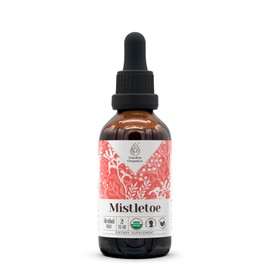 Mistletoe USDA Organic Alcohol-Free Extract | Dietary Supplement, High-Potency Tincture | Natural Certified Organic Mistletoe (Viscum Album) Dried Herb (2 oz)