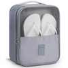 Shoe Organizer,Mossio Breathable Space Saving Shoe Bags for traveling Grey