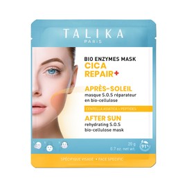 Talika Bio Enzyme Mask Cica Repair, Repair After Sun Mask, Biocellulose