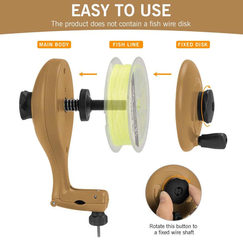 THKFISH Fishing Line Spool Fishing Line Winder Spooler