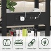 C Shaped End Table Height Adjustable - Couch Side Table