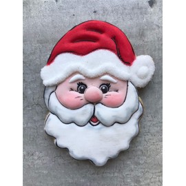 LILIAO Christmas Santa Face Cookie Cutter - 3.4 x 4.3 inches - Stainless Steel