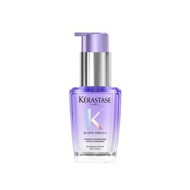 KÉRASTASE Huile Cicagloss Blond Absolu Travel Size | Aceite de reparación profunda para cabello rubio y dañado | Hidrata, nutre y repara la fibra capilar| | Con Ácido Hialurónico | 30ml