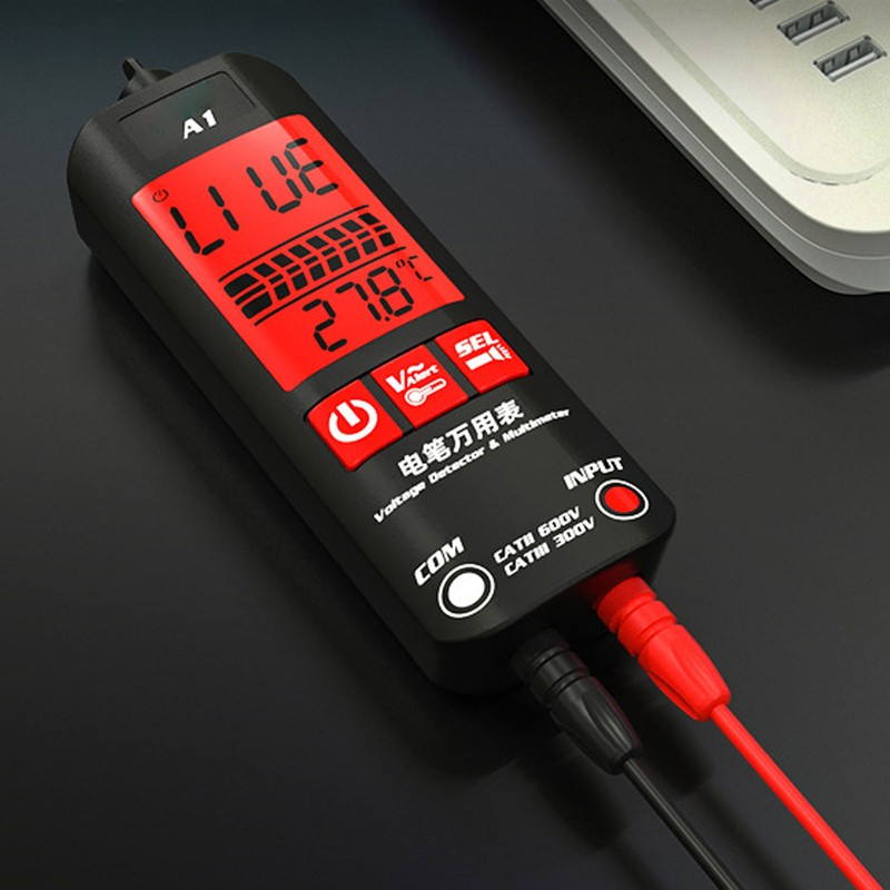 Digital Multimeter 2 Modes Voltage Detector Frequency Tester Measurement Tool
