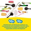 Dishmatic Black Extra Heavy-Duty Washing-Up Sponge Refill Heads with Antibacterial