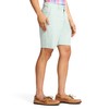 IZOD Men's Saltwater 9.5" Flat Front Chino Short, Harbor Gray
