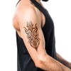 AWLEE Temporary Tattoos Waterproof Viking Tribal Totem - Long Lasting