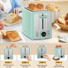 SEEDEEM Toaster 2 Slice, Bread Toaster with LCD Display, 7