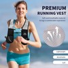 Running Vest for Women Men,Adjustable Chest Straps Running Hydration Vest,
