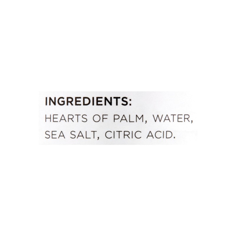 DeLallo Whole Hearts of Palm, All Natural, Harvested in South