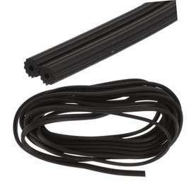 Ipetboom Window Screen Spline Repair Kit Screen Door Mesh Supply with Installation Tool Flexible Hollow Design High Toughness Easy to Cut for Quick Installation