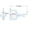 SHT PL634 L-Angle Welding Grip Pliers