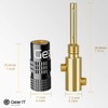 GearIT - Conectores de plátano, tornillo cerrado, chapado en oro