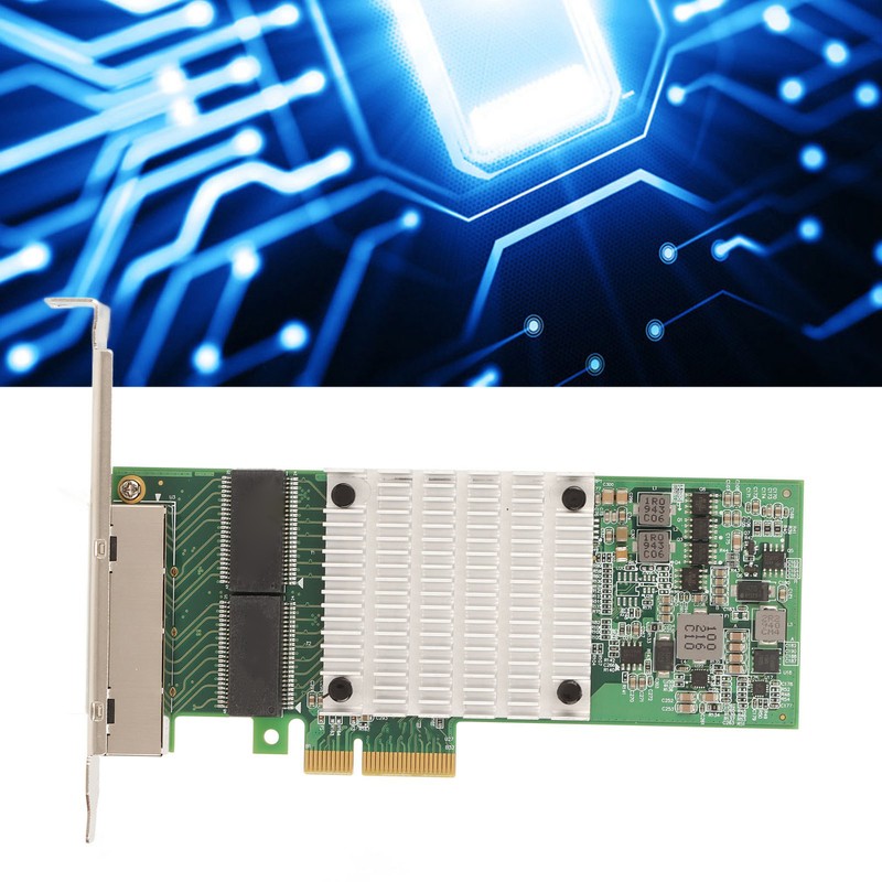 PCIEx4 Wifi Card 4 Port Gigabit for Intel I350 Chip
