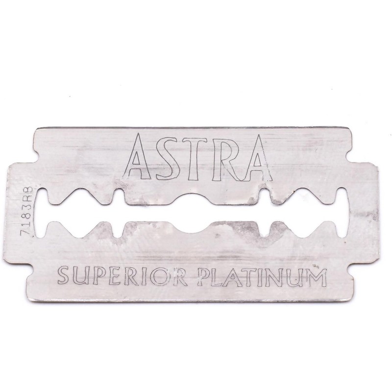 Astra Platinum Double Edge Safety Razor Blades,100 Blades (20 x