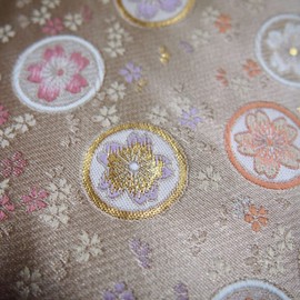 Sutra Desk, Fire Retardant, Fireproof, Buddhist Altar, Mat, Uchiki Desk, Sutra Desk, Cherry Blossom Circle, No Lilian, Width 12.8 x 8.8 inches (32.7 x 22.4 cm) (Chukyo Type No. 14))