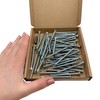 Pack of 50 DIN 7504 P Galvanised Steel 4.8 x