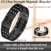 Cigmag Magnetic Bracelets for Men Titanium Steel Bracelet with Adjustable