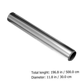 FRCOLOR 4 Rolls Household Aluminum Foil Wrap High Temperature Resistant Tinfoil for Baking BBQ Cooking Easy to Use Safe for Food Contact