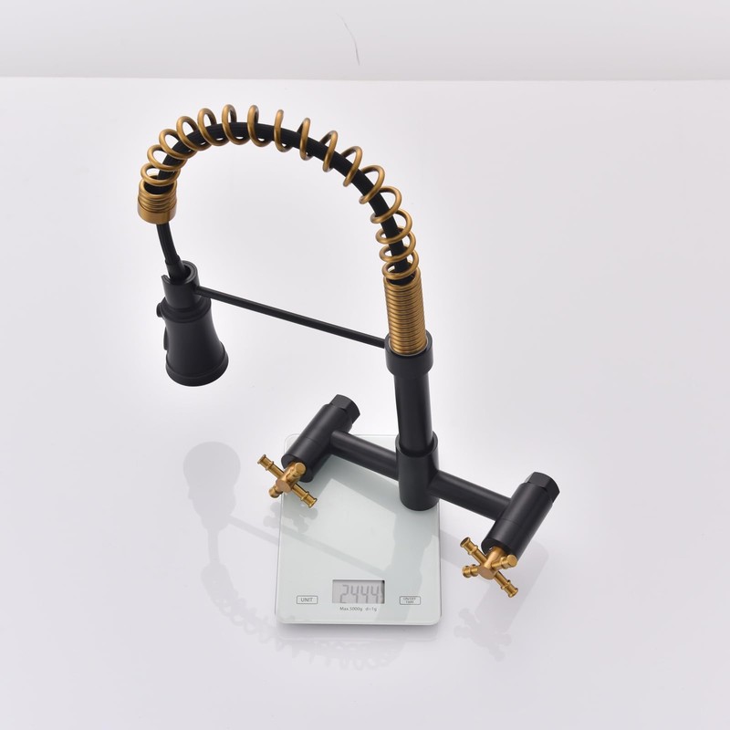 Wall Mount Kitchen Faucet, 8 Inch Center Wall Mount Faucet