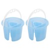 2Pcs Artist Brush Basins Painting Beushes Bucket with Brush Houlder