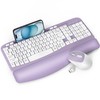 Wireless Keyboard and Mouse Combo, EAYBLLY Wireless Ergonomic Keyboard with