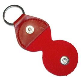 Leather Workshop Satou Key Holder, Leather, Keyring, Strap, Coin Type, Edy QuicPay Edy 500 yen, IC Chip, SD Card Case, Genuine Leather, Stylish, Men's, Women's, Brand, Made in Japan, red
